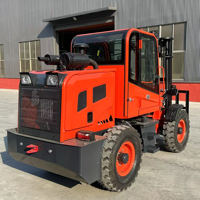 Chariot élévateur tout-terrain lourd SHANNENG de 2 tonnes avec moteur YUNNEI EPA4, pneus pleins, châssis intégré pour l'exploitation minière et les carrières