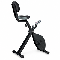 Vélo d'appartement pliable K-FIT GS-3.3-8 de haute qualité avec résistance magnétique et moniteur pour l'exercice aérobie à domicile