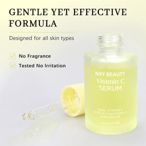 Özel Marka Sıvı Yüz Vitamini C Hyaluronik Asit Bitkisel Gliserin Yaşlanma Karşıtı Parlatıcı Beyazlatıcı Serum Koyu Lekeleri İyileştirir - Product Image 3