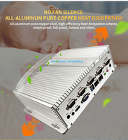 Mini PC Industrial Sin Ventilador en Oferta con Interfaces Enriquecidas, 6 Puertos COM, LAN Dual, HDMI, VGA para Control Industrial y Automatización