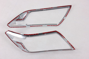 WZXD 22pcs ABS <b>CHROME</b> KIT PICKUP 4x4 Accessories Car Stickers 2015 for NAVARA NP300 - Product Image 4