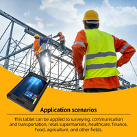 Nueva Tableta Industrial Resistente de 8 Pulgadas con Windows, CPU Intel, con RS232 para Ranura de Tarjeta SIM, Auricular, Escáner de Código de Barras, RFID, GPS, Wi-Fi
