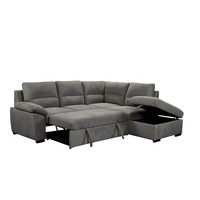 Canapé de salon ottoman 5 places en tissu de lin moderne de luxe avec services personnalisés canapé d'angle canapé-lit gigogne