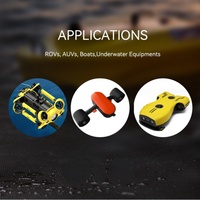 CubeMars DW10 36V Moteur de propulseur sous-marin sans balais DC 540W pour ROV, bateau sans pilote et planche de surf, Fourniture d'usine