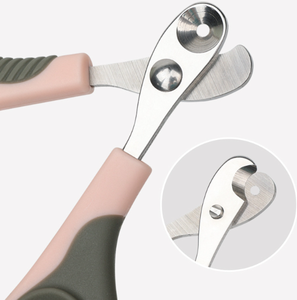 Thép không gỉ Pet Nail Clipper mèo và chó Nail cắt tỉa công cụ thiết kế lỗ tròn không sợ chấn thương do tai nạn - Product Image 5