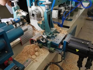 Máquina de fabricación de chesses profesionales de madera, moldeador de husillo CNC, torno automático completo, a la venta - Product Image 2