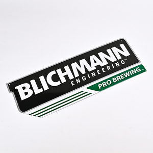 Sản xuất chuyên nghiệp Custom made hình dạng quảng cáo Nhôm dập nổi kim loại tin dấu hiệu tường bệnh dịch hạch - Product Image 2