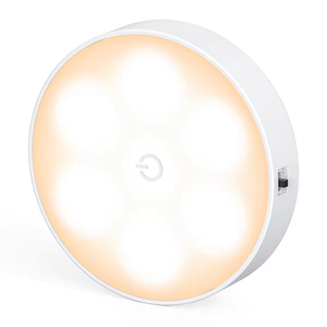 ไฟกลางคืน LED แบบสัมผัส ควบคุมได้ กำลังไฟ 0.5 วัตต์ แสงวอร์มไวท์ ปรับความสว่างได้ ใช้แบตเตอรี่ ดีไซน์ทันสมัย ผลิตจากวัสดุ ABS ได้รับการรับรองมาตรฐาน CE เหมาะสำหรับห้องนอน ชาร์จผ่าน USB - Product Image 3
