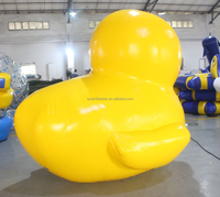 Canard géant gonflable en caoutchouc, canard gonflable flottant pour piscine, lac, événements, publicité, affichage