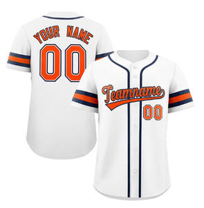 Completo da baseball in jersey con bottoni, traspirante, personalizzabile con stampa a trasferimento termico, motivo 3D, unisex, girocollo, 100% - Product Image 5
