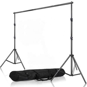 Support de <span class=keywords><strong>fond</strong></span> en tissu de mousseline pour studio <span class=keywords><strong>photo</strong></span> et vidéo 2,6x3m, équipement de prise de vue, cadre de support pour papier de <span class=keywords><strong>fond</strong></span> de photographie - Product Image 1
