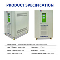 Stabilisateur de tension automatique 30 kVA 15 kVA triphasé pour fabricants de cartes PCB, stabilisateur électrique CA 380 V 280 V 110 V