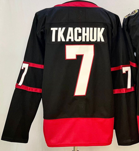 Nouveaux maillots de hockey sur glace cousus 2026 Ottawa 7 Brady Tkachuk 18 Tim Stutzle 28 Claude Giroux 72 Chabot Maillot d'équipe personnalisé - Product Image 2