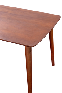 Juego de comedor de 6 plazas Enlander de calidad superior con diseño rectangular de madera de Fresno marrón sólido para uso en el hogar, Villa, Hotel y restaurante - Product Image 4