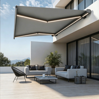 Tente à baldaquin autoportante en aluminium, grande, moderne, écologique, imperméable et anti-UV, pour villa, patio, restaurant, fête en plein air