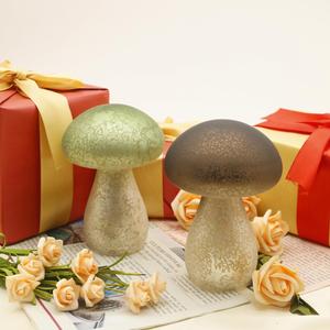 Newly Arrived Glass <b>Mushroom</b> Crafts <b>Christmas</b> Tabletop <b>Ornament</b> - Product Image 2