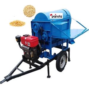 Vendita calda 800Kg/ora trebbiatrice di riso frumento trebbiante/trebbiatrice di fagioli Diesel - Product Image 3