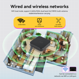 8gb 셋톱 박스 4K HD 1 + 8gb 2.4/5.8g 듀얼 와이파이 Allwinner H313 와이파이 안드로이드 10 TV <span class=keywords><strong>BOX</strong></span> 인증 - Product Image 5