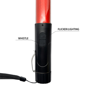 30cm <span class=keywords><strong>LED</strong></span> blinkender Traffic Baton Alarm Whistle Lautsprecher mit roten <span class=keywords><strong>LED</strong></span>-Lichtern Verkehrs stäbe für effektive Sichtbarkeit - Product Image 3