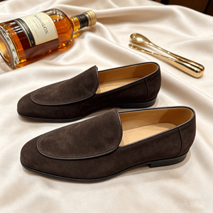 <span class=keywords><strong>Mocasines</strong></span> <span class=keywords><strong>de</strong></span> Gamuza Marrón Oscuro <span class=keywords><strong>de</strong></span> Lujo <span class=keywords><strong>para</strong></span> <span class=keywords><strong>Hombre</strong></span>, Zapatos Formales <span class=keywords><strong>de</strong></span> Negocios <span class=keywords><strong>para</strong></span> <span class=keywords><strong>Hombre</strong></span>, Calzado Elegante Sin Cordones <span class=keywords><strong>para</strong></span> Caballero - Product Image 5