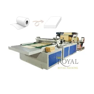 automatically cut paper roll to sheet cutting machine for paper roll and SMS fabric rolls cutter