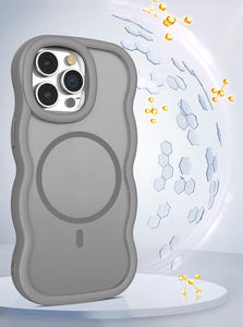 Superventas <span class=keywords><strong>iPhone</strong></span> 16 Promax funda magnética ondulada <span class=keywords><strong>para</strong></span> teléfono móvil Apple 15 14 13 12 Plus Skin-feel Matte 15 Anti-drop Cover - Product Image 4