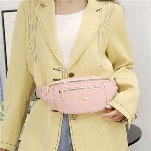 Customized Outdoor Stylish Women Waterproof <b>Bum</b> <b>Bag</b> Running Sport Waist <b>Bag</b> <b>White</b> Crossbody Fanny Pack - Product Image 4