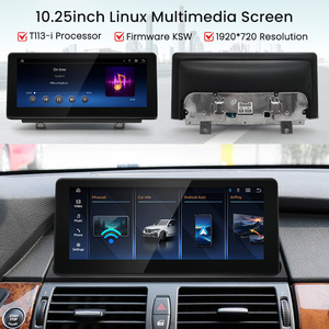 HFmidia 2026 New Linux <b>System</b> 10.25 12.8inch Thin Screen For BMW X5 X6 E70 E71 2008-2013 <b>Wireless</b> CarPlay Auto Car Video Players - Product Image 5