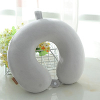 Oreiller de voyage ergonomique en mousse à mémoire de forme en U, léger et élastique, pour la protection du cou en bureau ou en voyage, personnalisable en gros