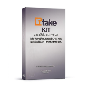 Ttake Portable Chemical Spill <b>Kit</b> With Absorbent Pads And Boots For Industrial Use - Product Image 2