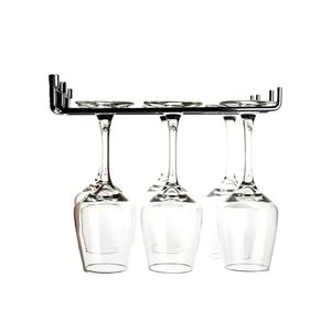 ชั้นวางแก้วติดผนังโลหะแบบกำหนดเอง <span class=keywords><strong>ที</strong></span>่เก็บแก้วไวน์ <span class=keywords><strong>ที</strong></span>่แขวนแก้ว <span class=keywords><strong>ที</strong></span>่แขวนถ้วย - Product Image 4