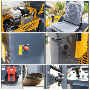 Compacteur à rouleaux vibrant à double tambour de 13 CV, autopropulsé pour routes - Product Image 5