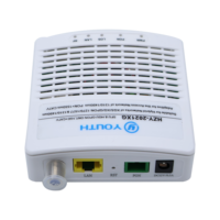 HZY-2021XG XPON ONU 1GE+CATV RF Port GPON EPON Compatible SC/APC Unité de réseau optique FTTH pour Internet et CATV