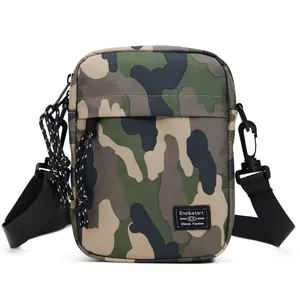 Wholesale multi-purpose small shoulder camouflage bag mobile phone men's one-shoulder diagonal bag for Outdoor Sports