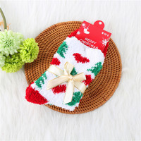 Chaussettes pour la décoration Arbre de Noël Arcs Chaussettes Bonne Année Chaussettes Polaires