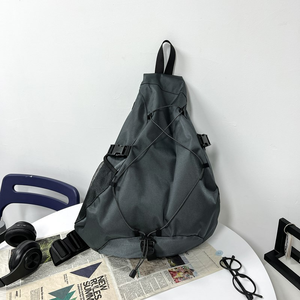 Tas Ransel Taktis Travel Nylon <span class=keywords><strong>Anti</strong></span> Air Kapasitas Besar Model Terbaru, Tas Selempang Crossbody dengan Ritsleting untuk Pria Wanita - Product Image 3
