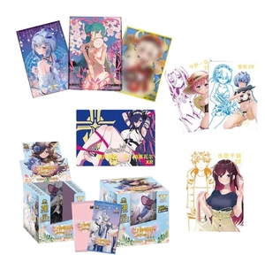 Vente en gros de nouvelle <span class=keywords><strong>carte</strong></span> de déesse fille <span class=keywords><strong>sexy</strong></span> Bunny Collect personnage jeu de cartes d'anime <span class=keywords><strong>carte</strong></span> en papier SSR ensemble/boîte jouer - Product Image 1