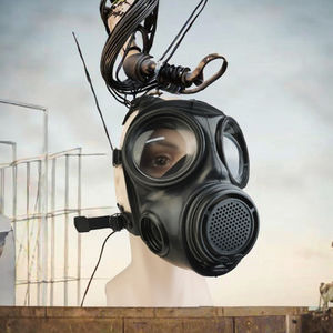 Masker <span class=keywords><strong>Gas</strong></span> CBRN <span class=keywords><strong>MF22</strong></span> Full Face dengan Respirator Kimia dan Cartridge - Product Image 2
