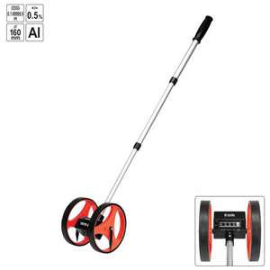 Rueda de Medición Digital Yato de 160 mm, Medidor de Distancia para Exteriores con Pantalla Electrónica para Topografía y Medición - Product Image 1