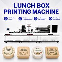 Imprimante automatique pour boîtes à lunch, machine d'impression numérique à jet d'encre pour logo, code-barres, code QR sur barquettes alimentaires, pour l'industrie de la fabrication d'emballages