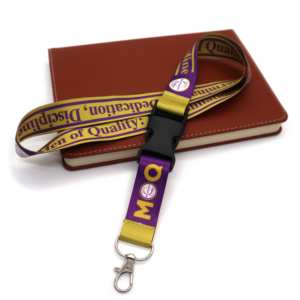 Cordón Morado de Moda para Sublimación, Cordón de Doble Cara con Letras Griegas Zeta, Cordón PHI BETA, Porta Identificación - Product Image 4