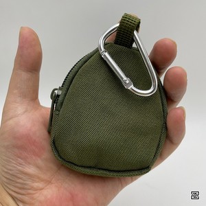 New Mini Multi Function Unisex Sports Waist Pack Wrist Strap Nylon Zipper Water Resistant Polyester Lining Solid Pattern Coin - Product Image 4