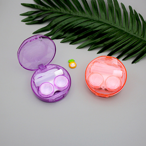 Nouvelle conception, étui <span class=keywords><strong>de</strong></span> rangement classique en plastique <span class=keywords><strong>pour</strong></span> lentilles <span class=keywords><strong>de</strong></span> contact, vente en gros, couleur naturelle - Product Image 4