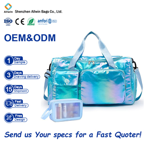 Bolsa de Gimnasio Multifuncional Impermeable para Mujer, Convertible en Mochila con Compartimento para Zapatos y Bolsillo Impermeable para Fin de Semana o Viajes Cortos - Product Image 1