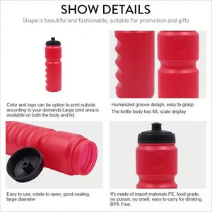 Botella de Agua Deportiva de Alta Calidad, Libre de BPA, de PE, con Logotipo Personalizado, 750 ml, Boca Ancha, para Beber Directamente, Ecológica, Unisex - Product Image 4