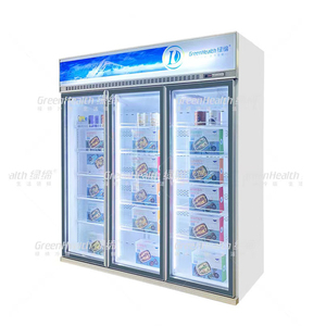 Congélateur <span class=keywords><strong>vertical</strong></span> d'affichage de porte en verre d'inverseur droit de réfrigération commerciale - Product Image 2