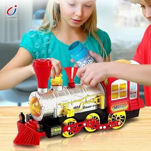 Chengji bulle jouet <span class=keywords><strong>train</strong></span> dernier été extérieur électrique classique locomotive à vapeur fabricant de bulles musique enfants machine à bulles - Product Image 3