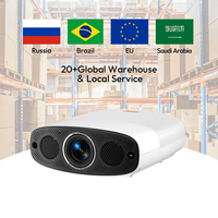 Q7 Portable Full HD 1080P WiFi Projecteur BT 200 LED Home Cinéma Cinéma Android 11 Fonctionnement Mise au point automatique pour Android 11 Fonctionnement