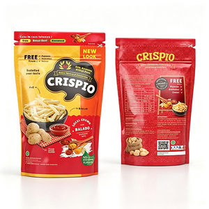 Bolsas con Cierre Personalizadas para Snacks de Patatas Fritas Picantes Balado, Empaque Personalizable para Patatas Fritas Indias - Product Image 1