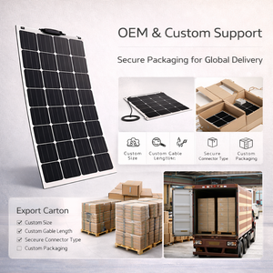 Panel Solar Flexible de 200W, Módulo Solar Monocristalino Ligero para Uso Fuera de la Red en Autocaravanas y Embarcaciones - Product Image 6